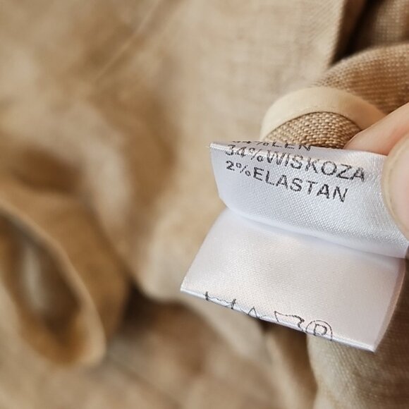 Molton Linen Blend Blazer Medium - Picture 12 of 16